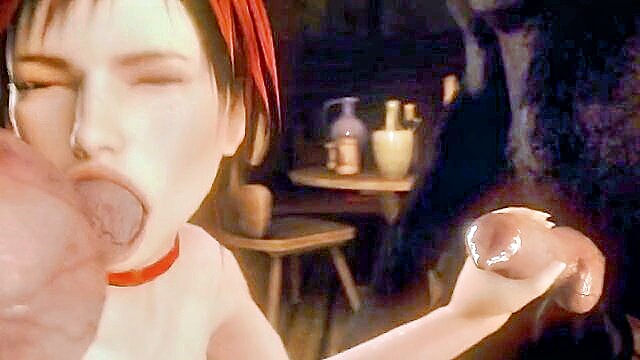hood, mila, red - red riding hood in 3d wolf domination and rough anal sex