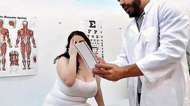 chubby, butt, big boobs - chubby woman with big breasts gets penetrated by a physician in this explicit video