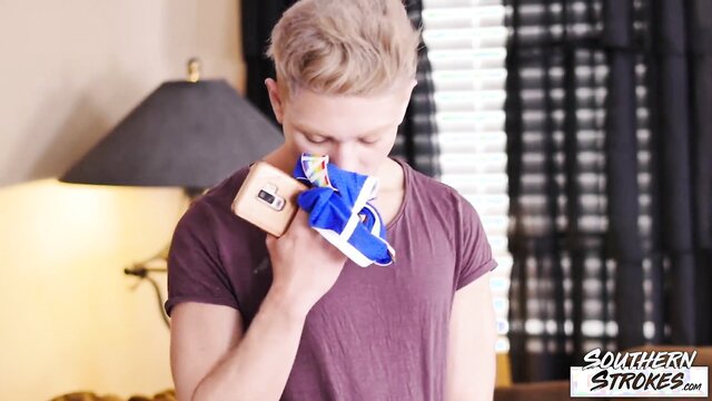 southernstrokes, daniel hausser, young gay - blond twink jack off clothes