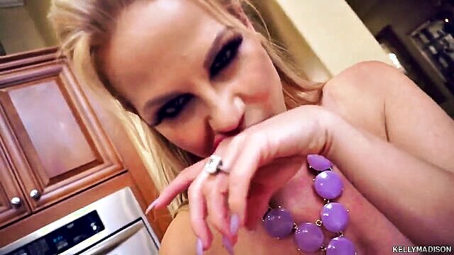 Kelly Madison, Kelly - kelly madisons passionate encounter in the kitchen   kelly madison