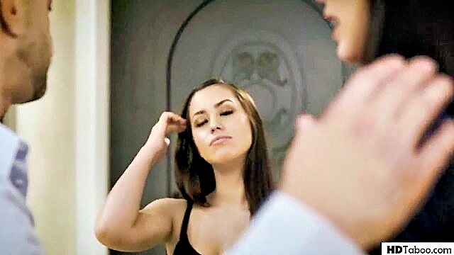 Alina Lopez, Reagan Foxx, Brad Newman - alina lopez reagan foxx caught stepson with their hot milf stepmom pure taboo Pure Taboo