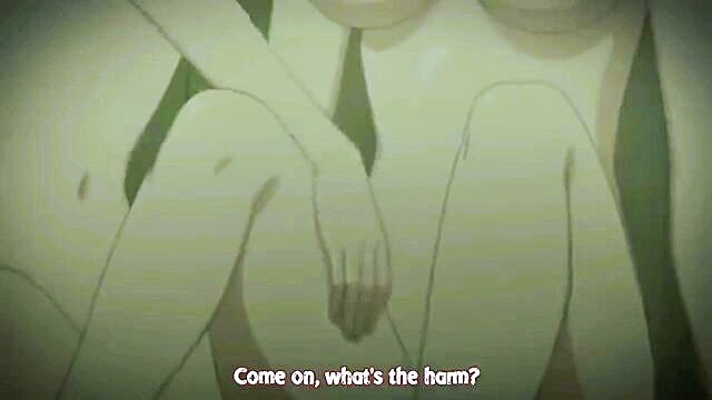 uncensored, ecchi, kissing - horny blonde mature sis gets a hot creampie in uncensored hentai kissing action