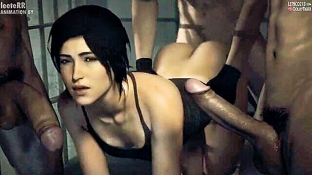 gangbang, sfm, sfm compilation - 3d cartoon rough sex