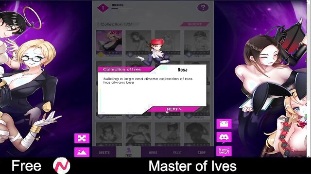 cute, hentai, fantasy - big tits puzzle game