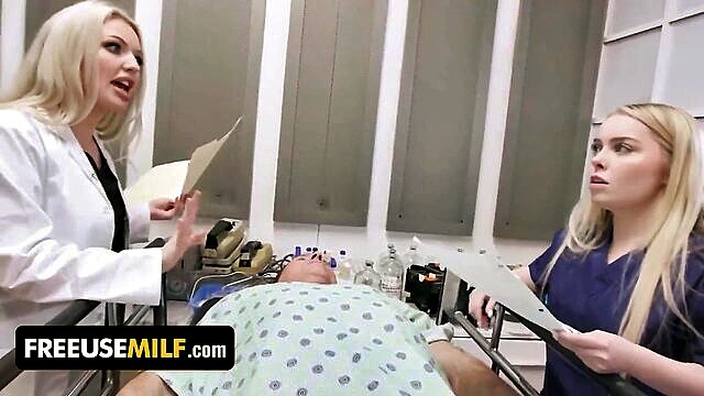 Haley Spades - haley spades and missa mars seductive medical professionals pleasure a sexually aroused patient   a free milf fetish encounter FreeUse Milf