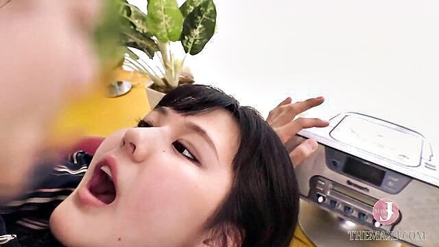 having lovey dovey sex with g cup shaved pubic uka chan : JAV Amateur