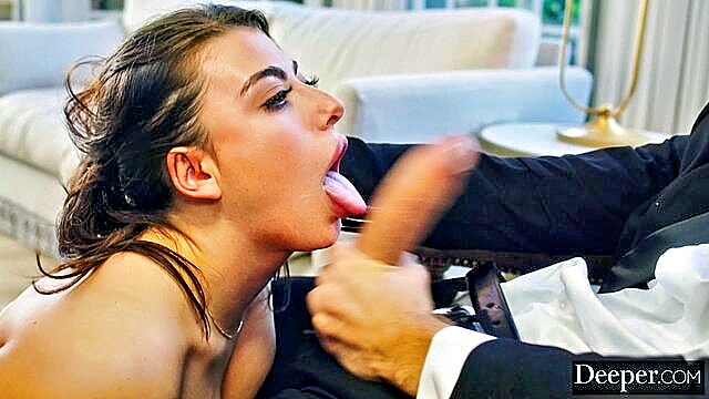 Chris Diamond, Gal Ritchie - gal ritchie chris diamond get down and dirty with each other in this hardcore deepthroat and cumshot frenzy Tushy