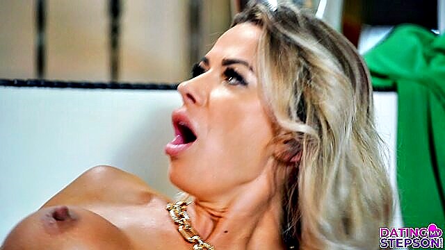Shalina Devine, Alex Charger - stepmom shalina devine and her boyfriend alex charge get naughty with each other in candlelight romance Mom Lover