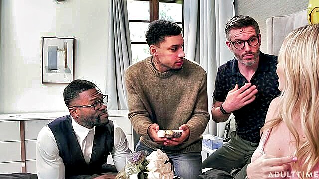 Mike Mancini, Dorian Del Isla, Jack Vegas, Rebel Rhyder, Air Thugger, Celtic Iron, Jamie Knoxx - interracial cum in mouth Adult Time
