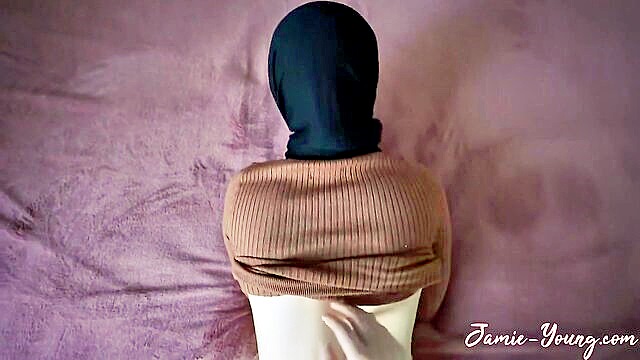 Jamie Young - jamie young gets a facial from an arab woman in a hijab in this pov video Jamie Young