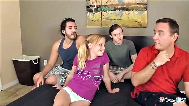 Alyssa Hart, Conor Coxxx - teen blonde gangbang xxx Family Lust