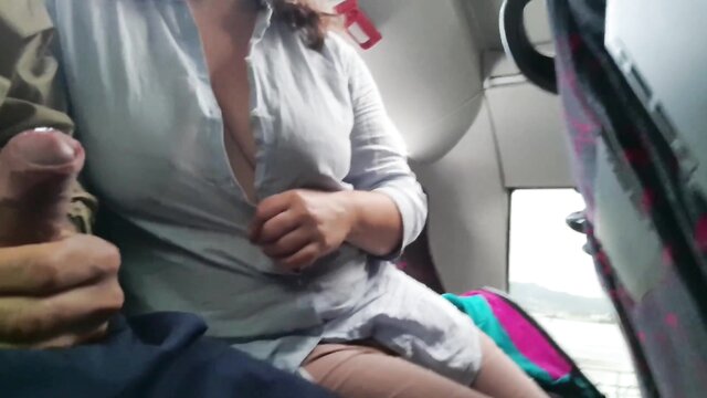 amateur homemade, big boobs moms, amateur handjob - milf begs for deepthroat in public