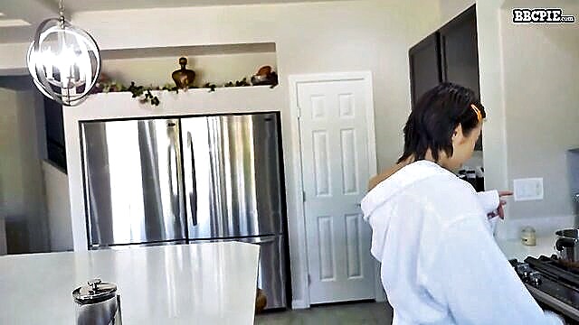 Asia Rivera - asia rivera gets a hot creampie in the morning BBC Pie