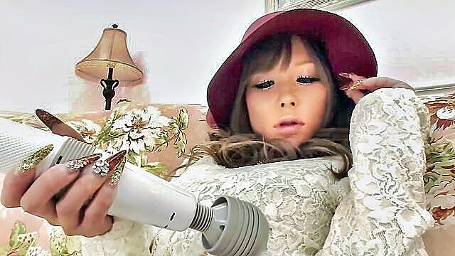 Tsubasa Miyashita - tsubasa miyashitas electro wand makes her fuckbox throb with intense internal cumming action