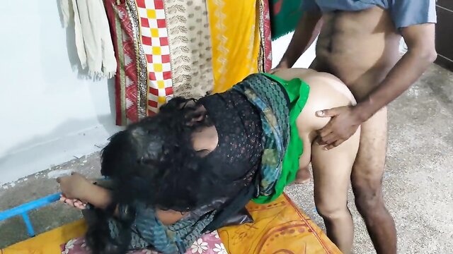 stepmom in saree catches stepson in hot video : FapHouse