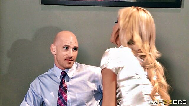 Johnny Sins, Tasha Reign - tasha reign’s big tits help deliver a hot office doggy style fuck with johnny sins Brazzers