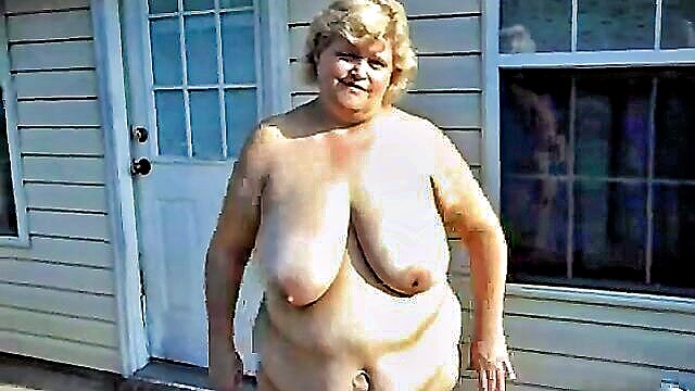 blonde wife, fat blonde, completely naked - plump blonde wife nude