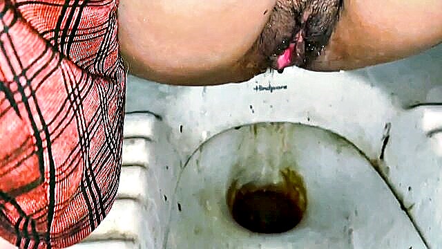 amateur pee, desi bath, desi bathroom - watch this tight indian sub slut get a public piss in her up and tight pussy