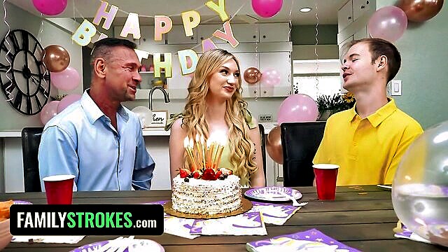 teamskeet, familystrokes, daisy lavoy - stepfather peter fitzwell’s 18th birthday gift to his stepdaughter a sensual breast massage