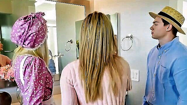 step sister, ffm threesome, step sis - mormon step sister threesome