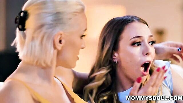 Kenzie Taylor - kenzie shows lily how to pleasure herself with her fingers like an expert in a rather kinky stepmother story