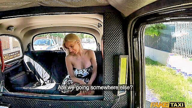 Emily Bright - emily bright flaunts her massive knockers cheats on her hubby in a fake taxi ride Fake Taxi