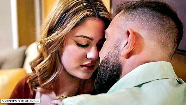 blowjob, hardcore, lingerie - ellie nova gets her shaved pussy licked by a fan while wearing a tight dress