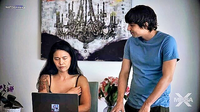 Dana Vespoli - dana vespoli gets her big tits creamed on by missaxs big dick in this taboo creampie video
