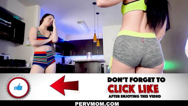 Alina Lopez, Jennifer White - step alina lilies white PervMom