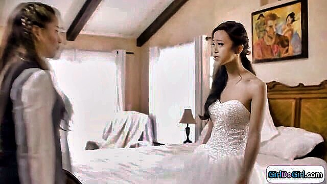 Aria Lee - petite asian bff aria lee gives a steamy bj before her wedding