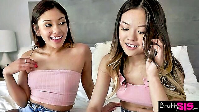 Robby Echo, Lulu Chu, Xxlayna Marie - step brother lulu chu get naughty in forbidden fuck session with deep throat pussy licking blowjob Bratty Sis