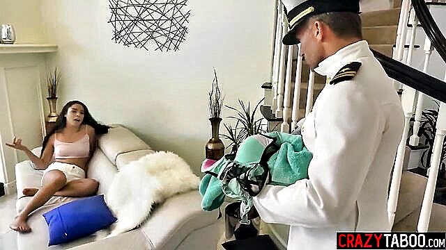 Maya Bijou - maya bijous tight ass punished by her stepdad with a hard lesson in hardcore sex