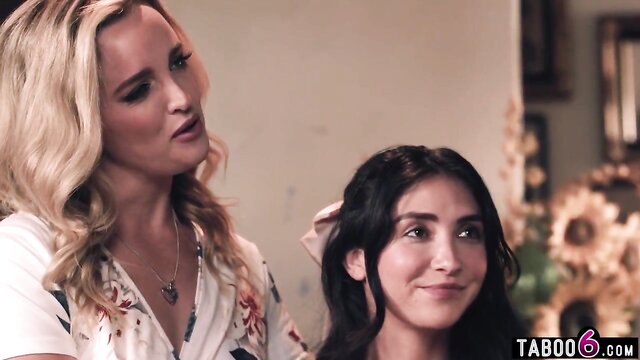Jane Wilde, Seth Gamble - stepdaughter surprise threesome