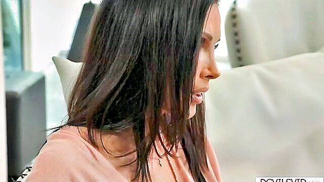 Shay Sights - stepmom shay sights gets her stepsons big tits licked before getting her ass drilled