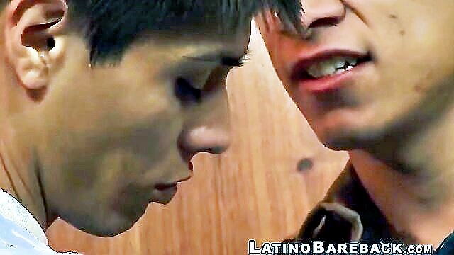blowjob, latino, big cock - latino worker gives blowjob