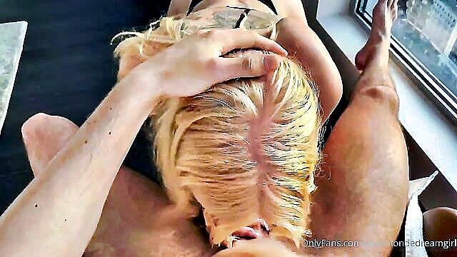 shemales, hardcore, domination - anal domination with a naughty blonde ts in bed