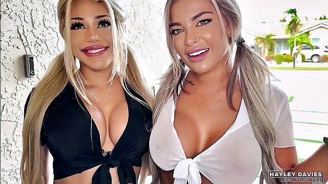 Hayley Davies - hayley davies and bronze goddess with jmac in a threesome   onlyfans only