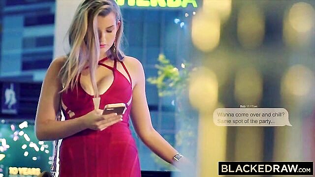 see a special sex clip of a blonde beauty with a black man in high definition : BlackedRaw