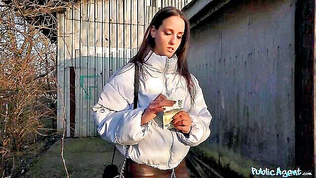 small boob bounce : Public Agent