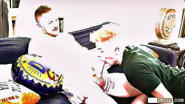 party, big dick, blowjob - stepdad bangs zacc andrews in a wild party with a lot of oral and blowjobs