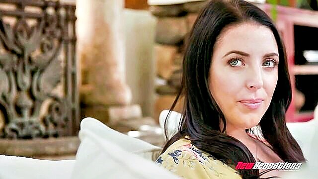 angela white, new sensations, throat fuck - angela whites throat gets stretched by a big one in this hot video