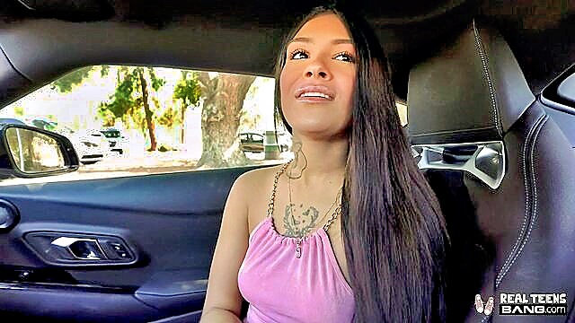 pov - ada lyn the hot teen loves getting fucked hard in public with her natural tits bouncing Bang Real Teens