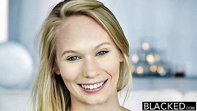 Dakota James - dakota james gets her first taste of a massive black monster cock Blacked