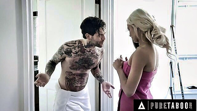 caught masturbating, reality, bwc - elsa jean stepsister