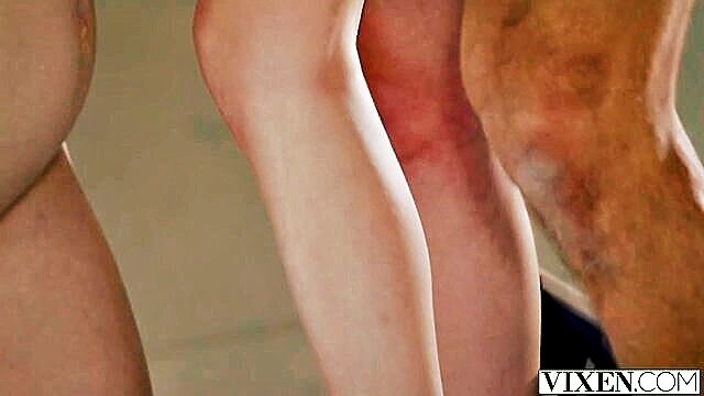 vixen, kiara col, kiara cole - kiara cole gets down and dirty in ffm action with her boyfriend