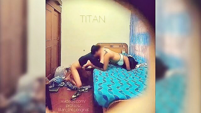 concealed recording during study session leads to sexual encounter and better than halloween video : Titan The Original