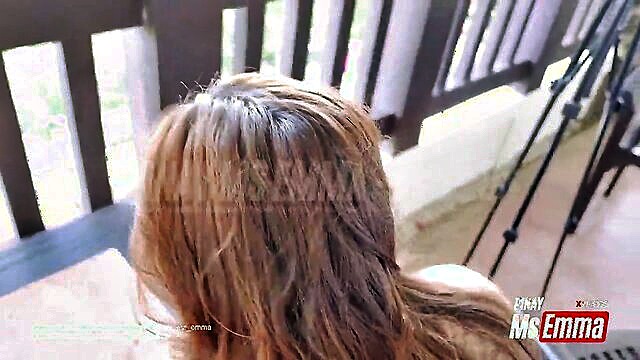 asian couples public sex on boracay balcony filmed and shared on social media : Pinay Ms Emma