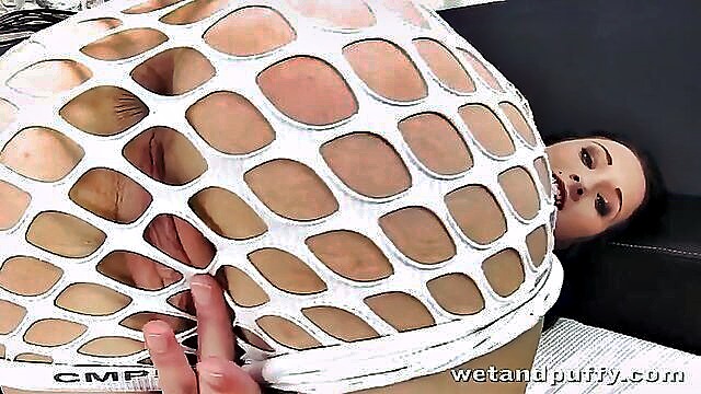pussy, orgasm, brunette - watch this hot brunette toy her sweet pussy and ass until she cums