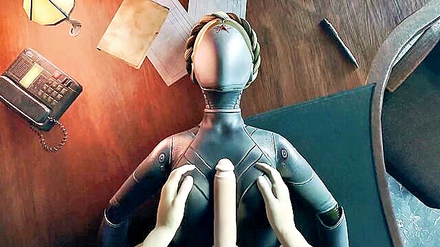 cum on, cum on her, atomic heart - ballerina robot fucked