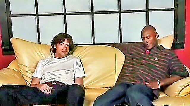 black, sucking, stranger - watch this hot dude get raw by a black dude while getting off to his oral skills